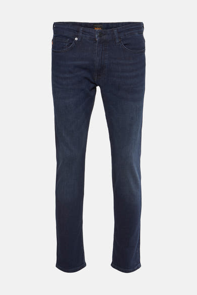 Jean slim en denim bleu foncé de BOSS ORANGE, coupe classique avec poches.
