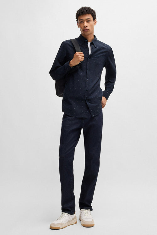 Chemise (manches longues) Bleu - BOSS ORANGE