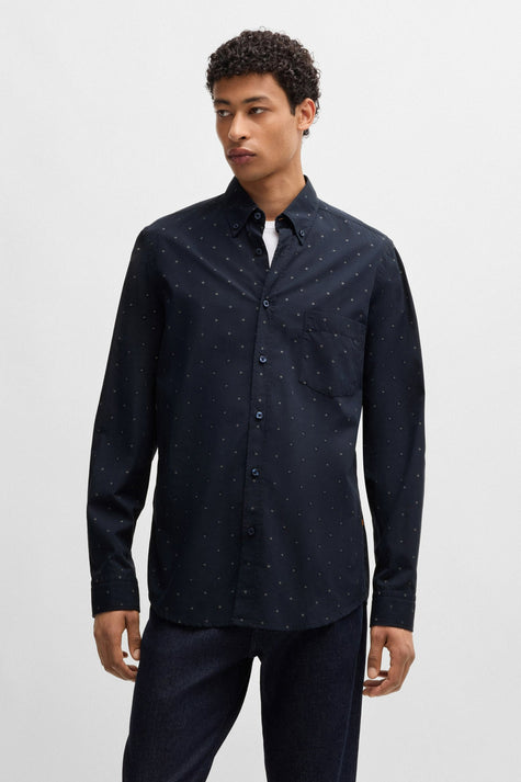 Chemise (manches longues) Bleu - BOSS ORANGE