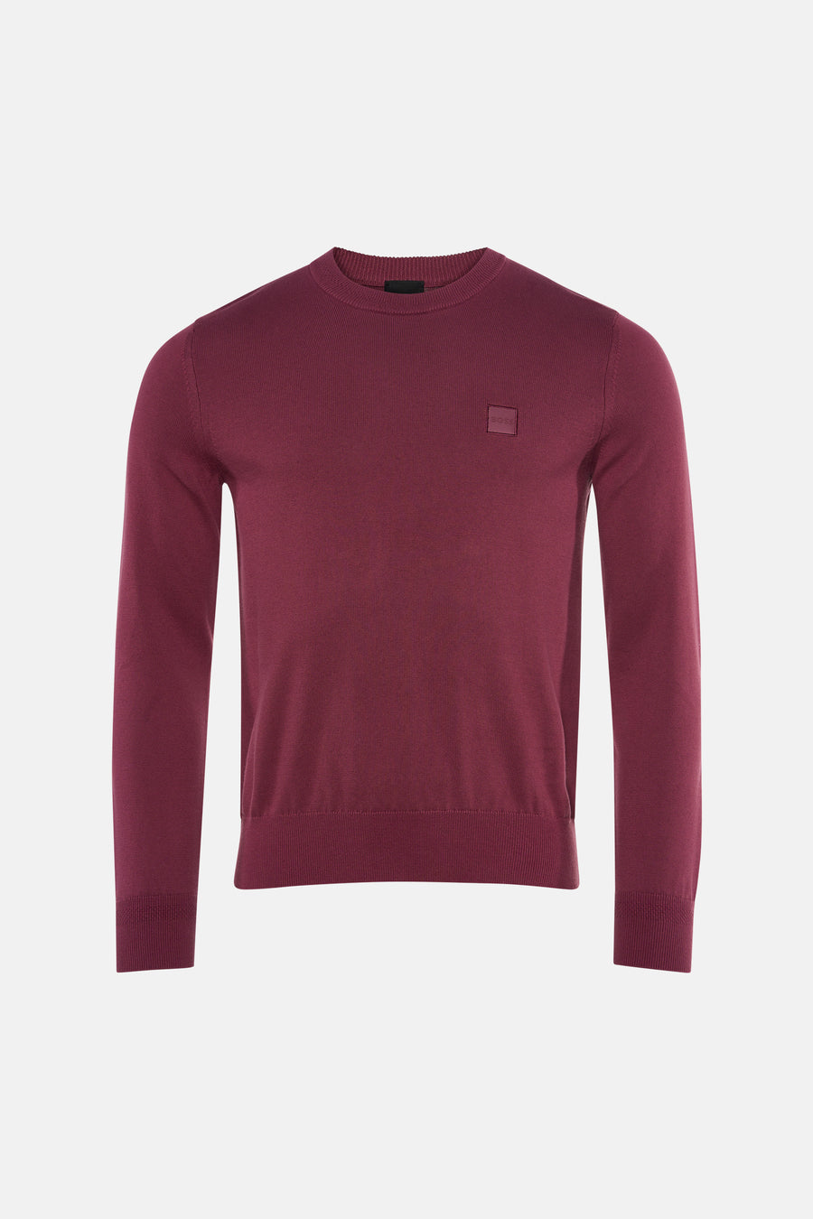 Pull col O - rouge
