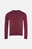 Pull col O - rouge