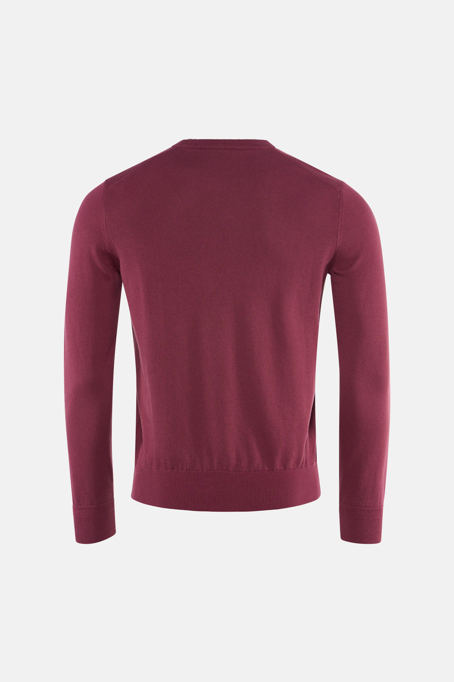Pull col O - rouge