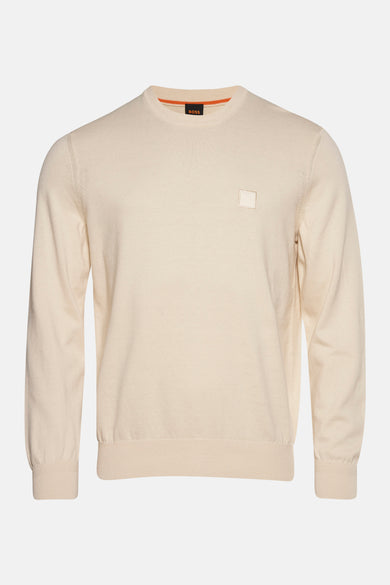 Pull col rond Écru - BOSS ORANGE