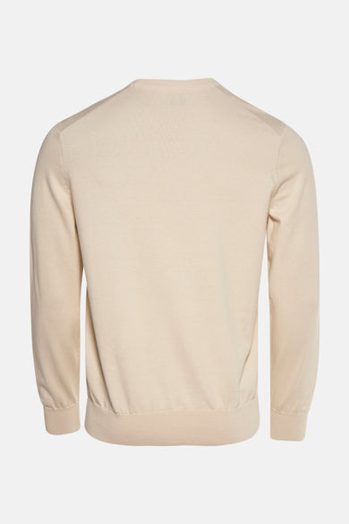 Pull col rond Écru - BOSS ORANGE
