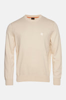 Trui met ronde hals Ecru - BOSS ORANGE