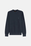 Pull col O - bleu