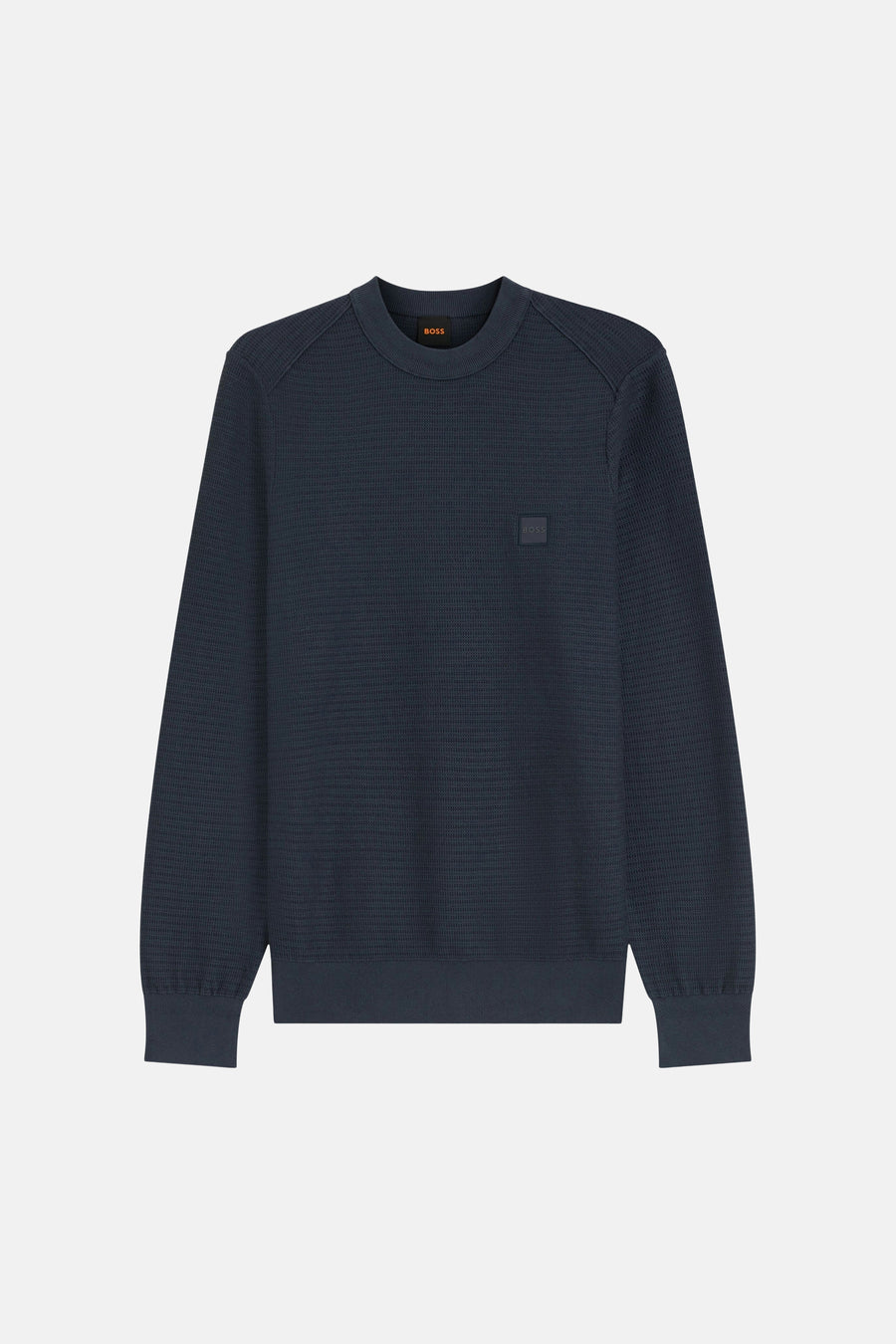 Pull col O - bleu