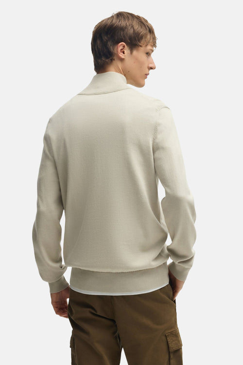 Pull col roulé Beige - BOSS ORANGE