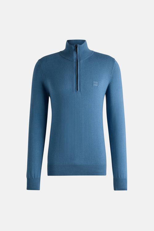 Pull col roulé Bleu - BOSS ORANGE
