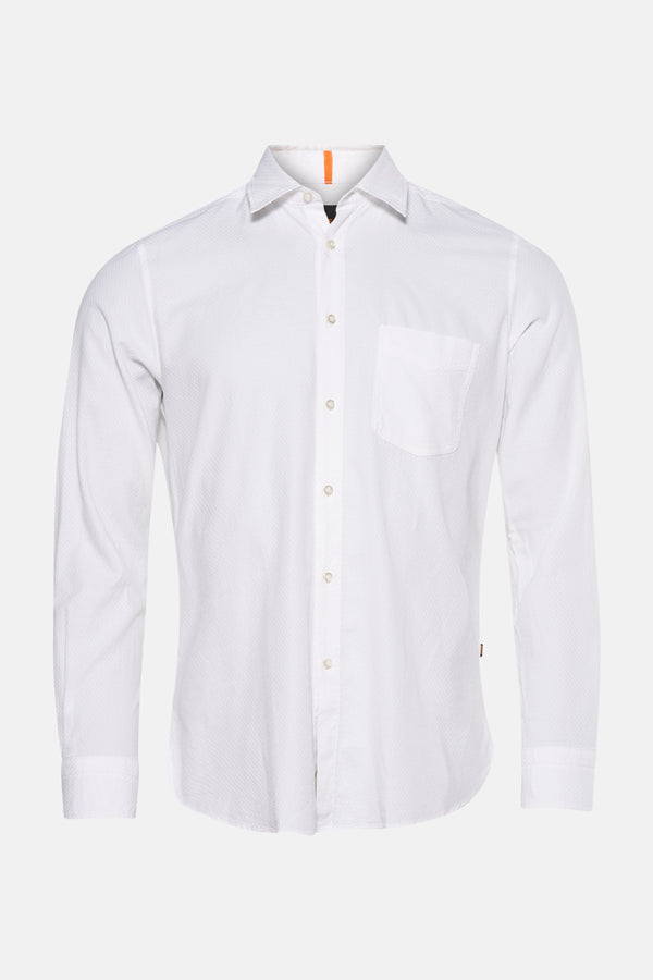Chemise (manches longues) Blanc - BOSS ORANGE