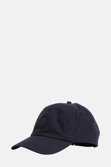 Casquette bleu foncé de BOSS ORANGE avec un logo ton sur ton.
