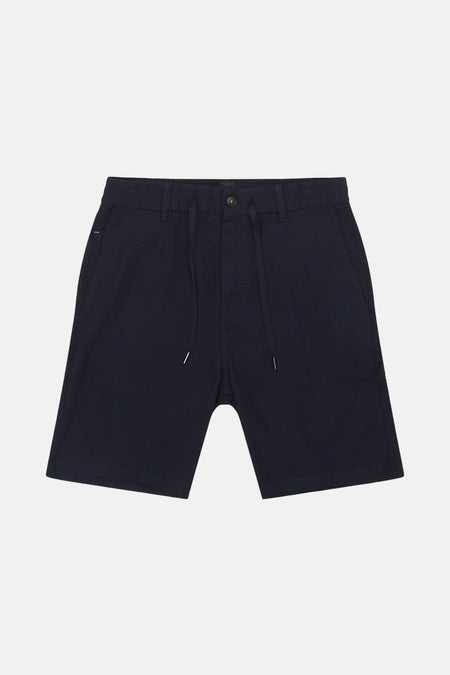 Short bleu de BOSS ORANGE, avec cordon de serrage et poches latérales.

