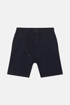 Short bleu de BOSS ORANGE, avec cordon de serrage et une poche latérale discrète.
