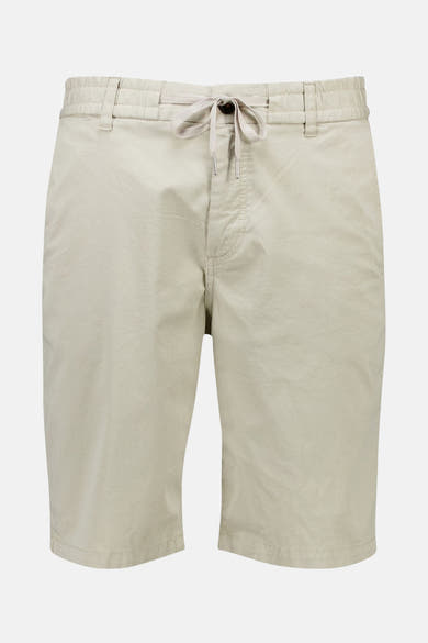 Short beige de BOSS ORANGE, avec cordon de serrage à la taille.