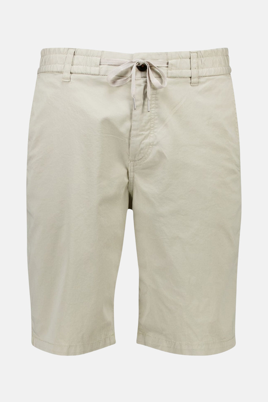 Short beige de BOSS ORANGE, avec cordon de serrage à la taille.