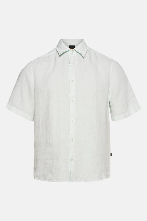 Chemise (manches courtes) Bleu - BOSS ORANGE