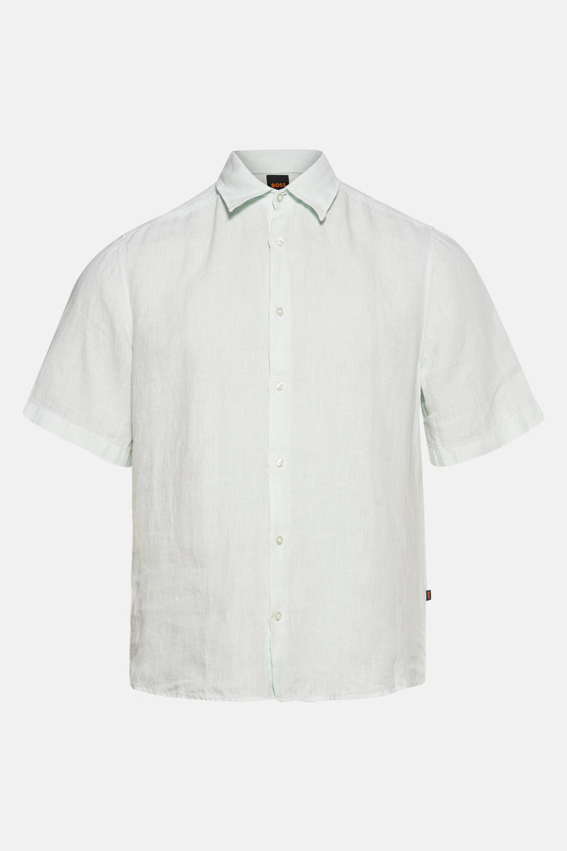 Chemise (manches courtes) Bleu - BOSS ORANGE