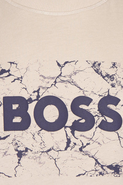 T-shirt (korte mouwen) Beige - BOSS ORANGE