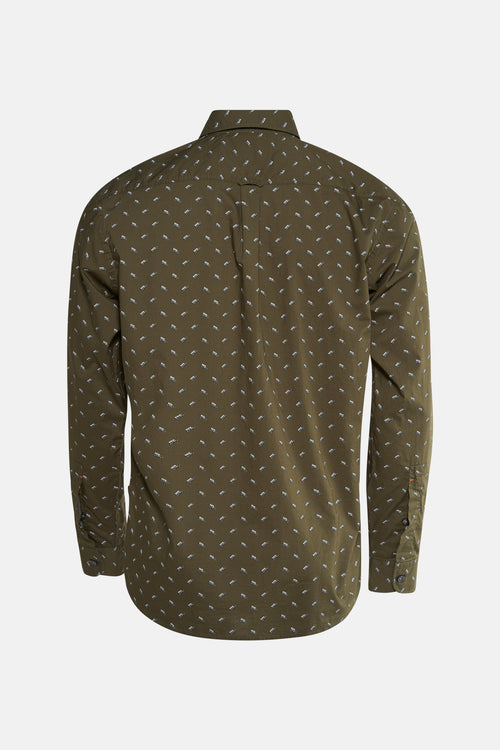 Chemise (manches longues) Vert - BOSS ORANGE