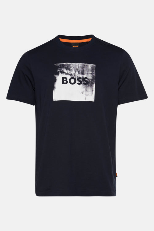 T-shirt (korte mouwen) Blauw - BOSS ORANGE