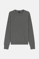 Trui met ronde hals grijs - BOSS ORANGE