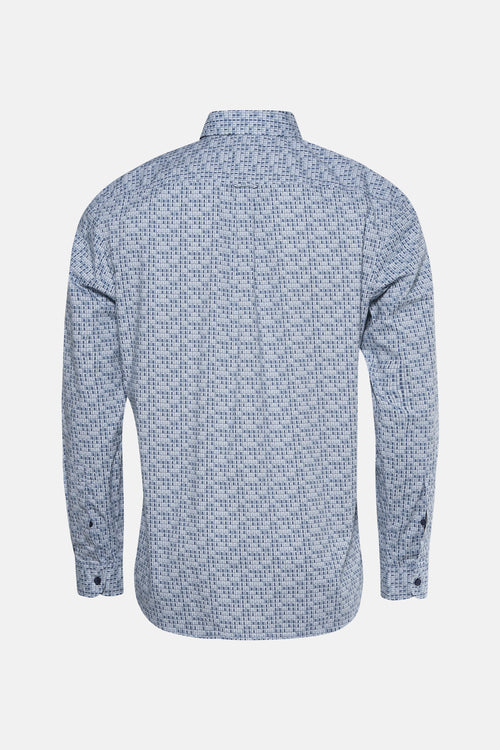 Hemd met lange mouwen - blauw