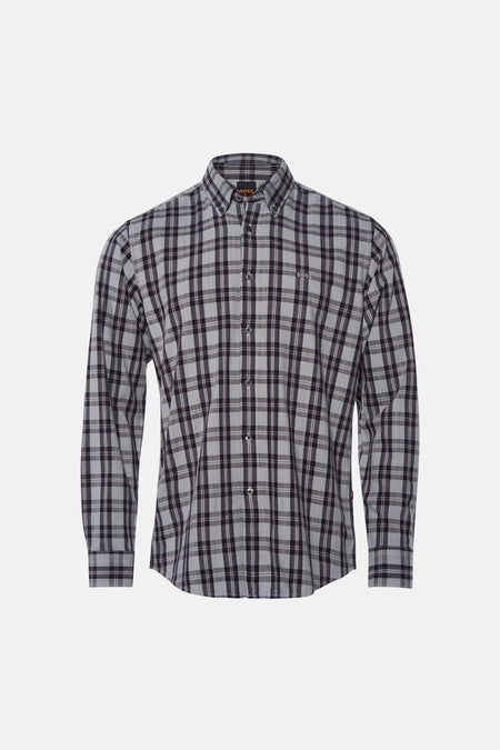 Chemise à manches longues - gris