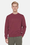 Sweat col O - rouge