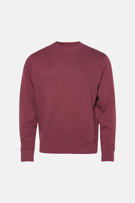 Sweater met ronde hals rood - BOSS ORANGE