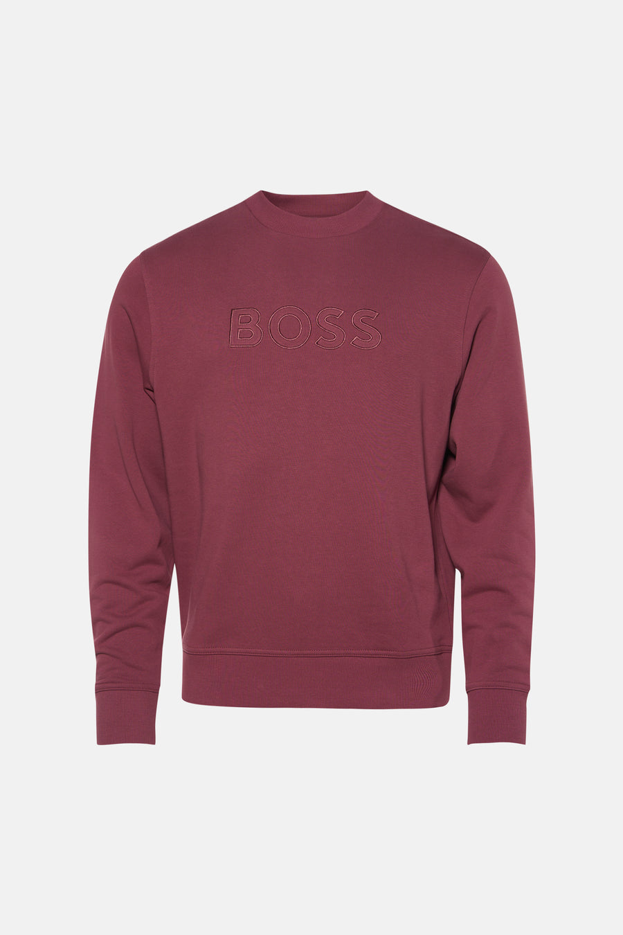 Sweat col O - rouge