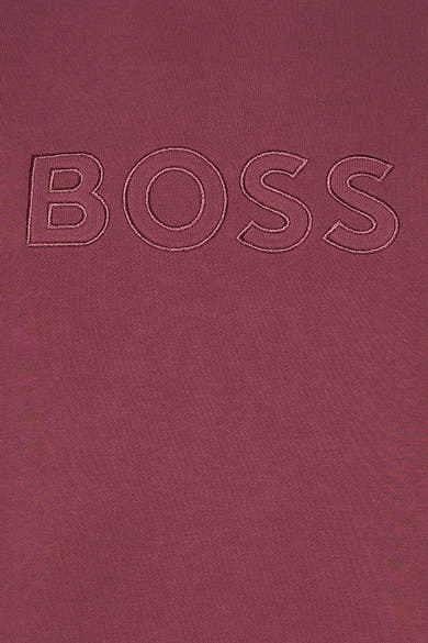 Sweat col O - rouge