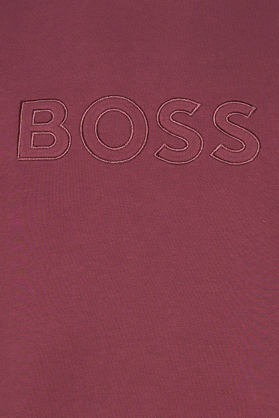 Sweat col O - rouge