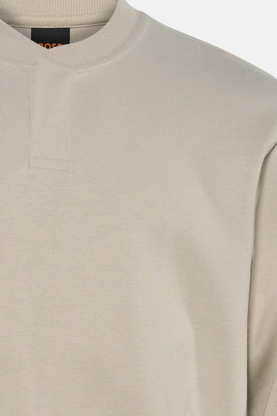 Sweat à col roulant - beige