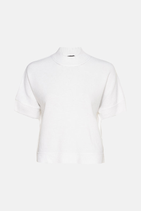 Pull col rond Blanc - MORE & MORE