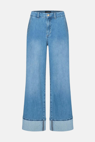 Jeans wide LIGHT BLUE DENIM - More & More