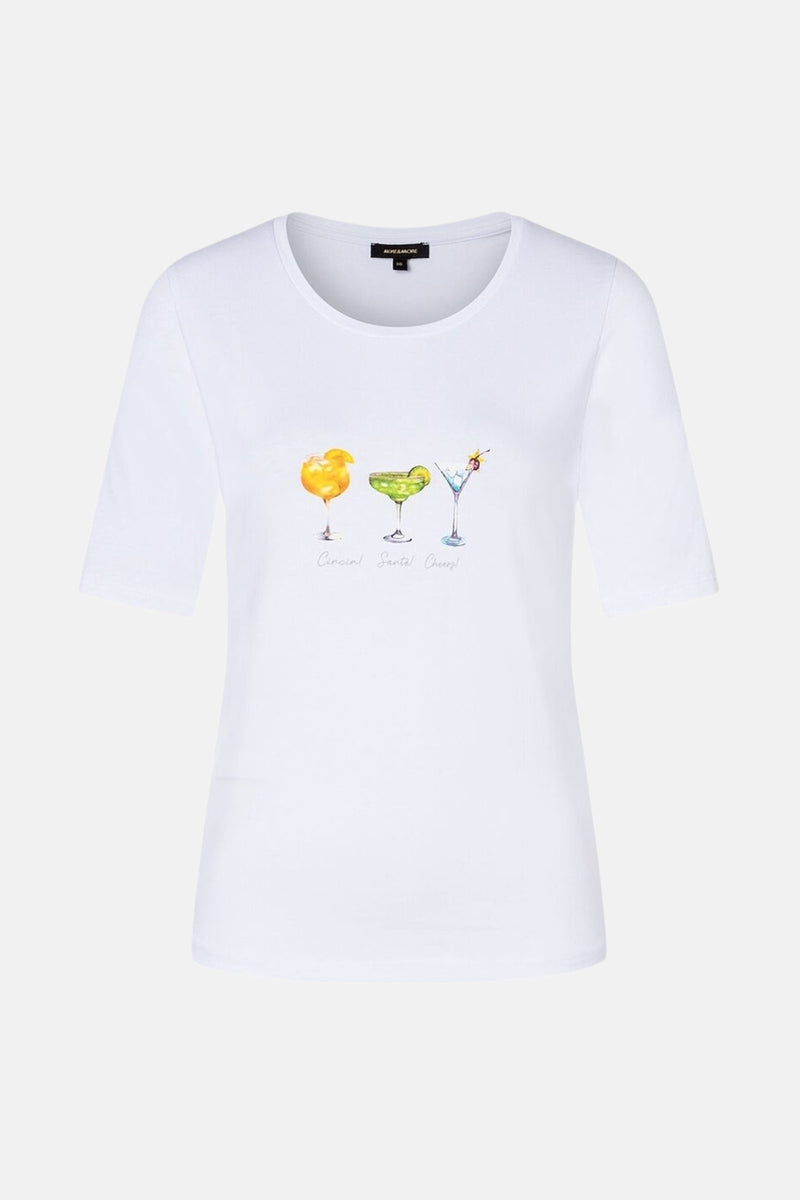 T-shirt (manches courtes) Blanc - More & More