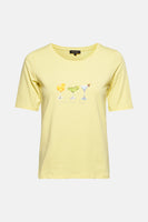 T-shirt met korte mouwen - geel