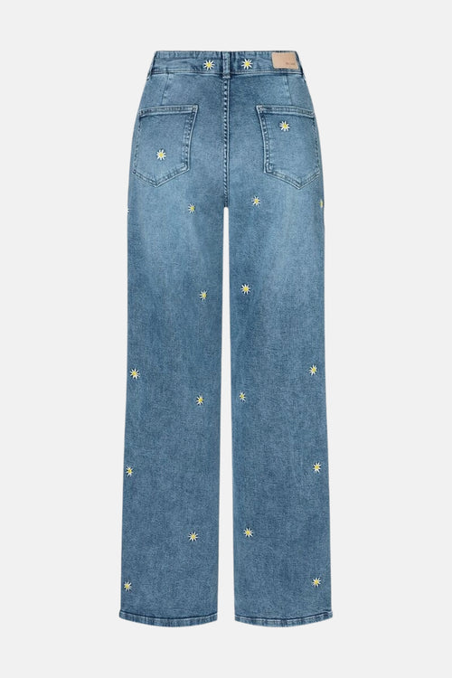 Jeans straight MID BLUE DENIM - More & More