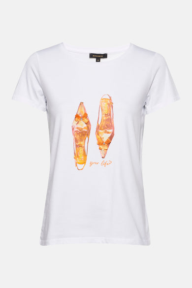 T-shirt met korte mouwen - wit