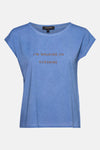 T-shirt à manches courtes - bleu
