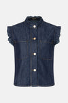 Chemisier - Dark blue denim