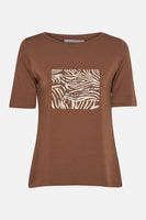 T-shirt (korte mouwen) Bruin - MORE & MORE
