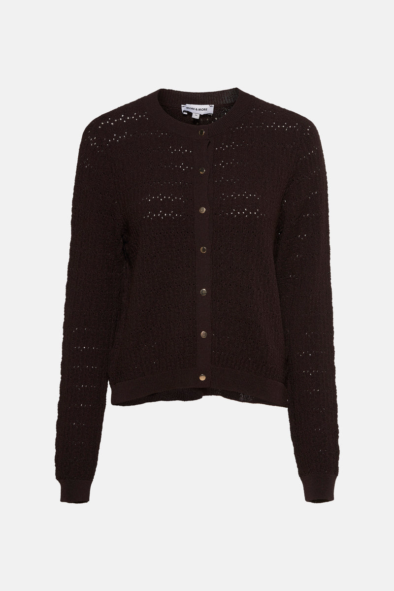 Cardigan Bruin - MORE & MORE