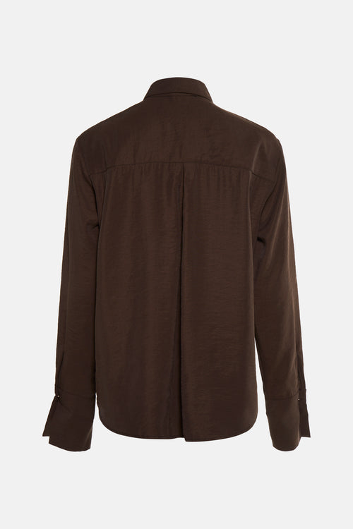 Hemd met lange mouwen - bruin