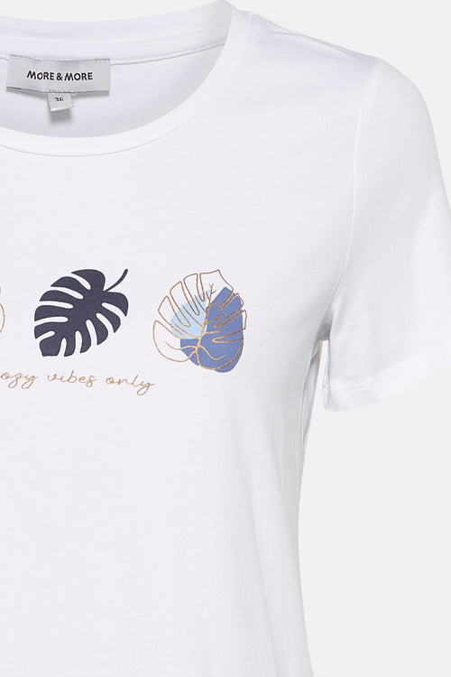 T-shirt (manches courtes) blanc - MORE & MORE