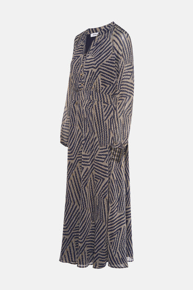 Kleedje met lange mouwen - multicolor