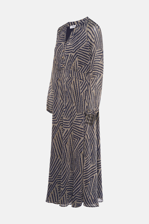 Kleedje met lange mouwen - multicolor