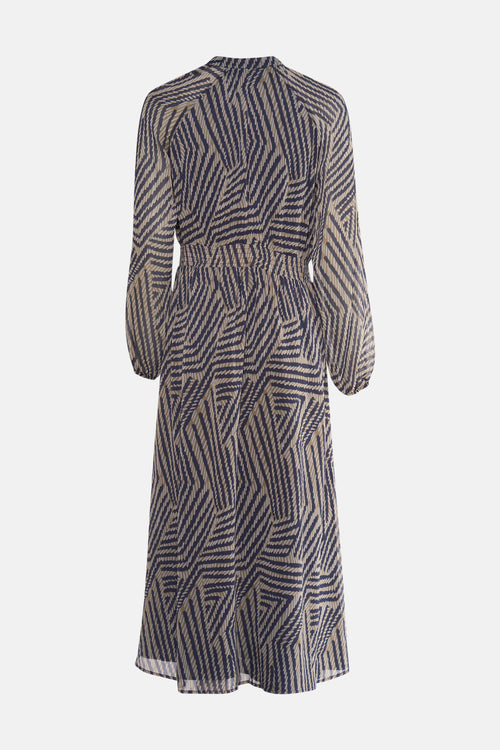 Kleedje met lange mouwen - multicolor