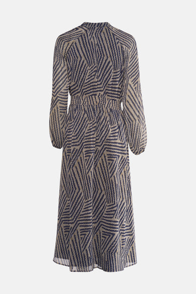 Kleedje met lange mouwen - multicolor