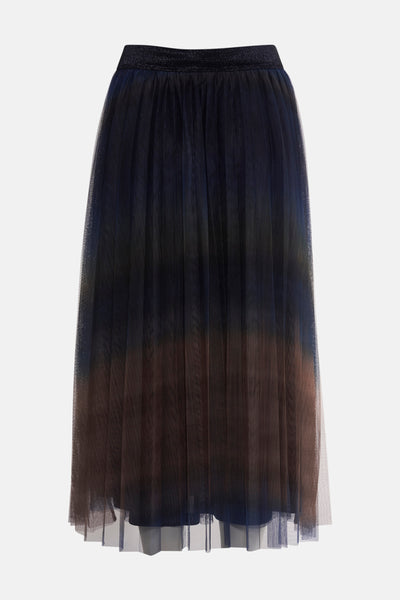 Lange tule rok in meerkleurig van MORE & MORE, met elastische tailleband met pailletten.